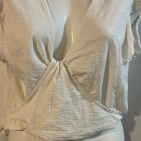 Altar'd State White Tank Top with Ruffle Detail - Picture 3 of 7